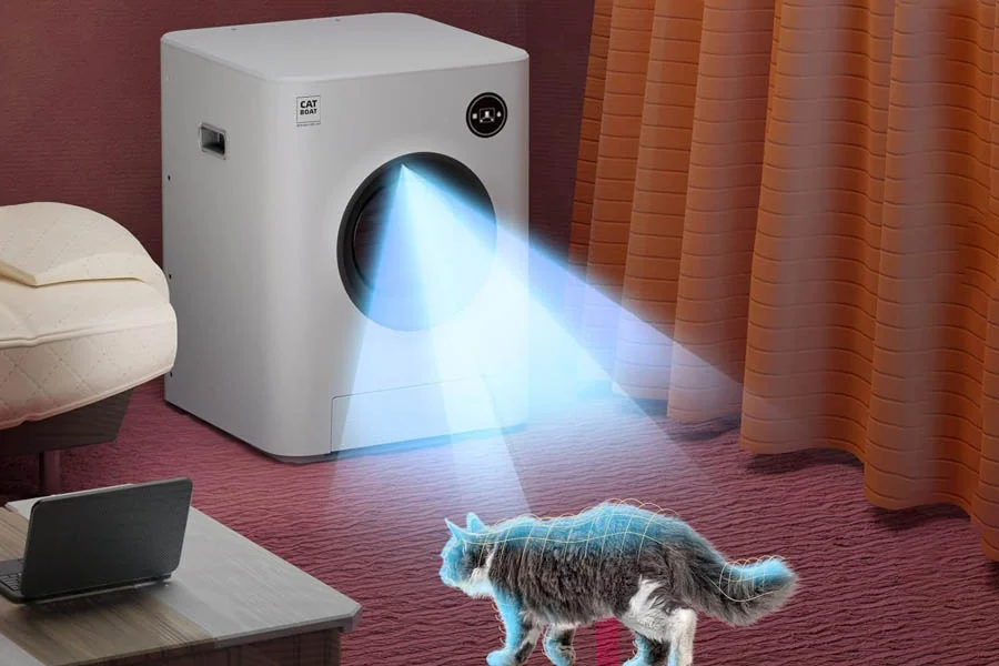 self-cleaning cat litter